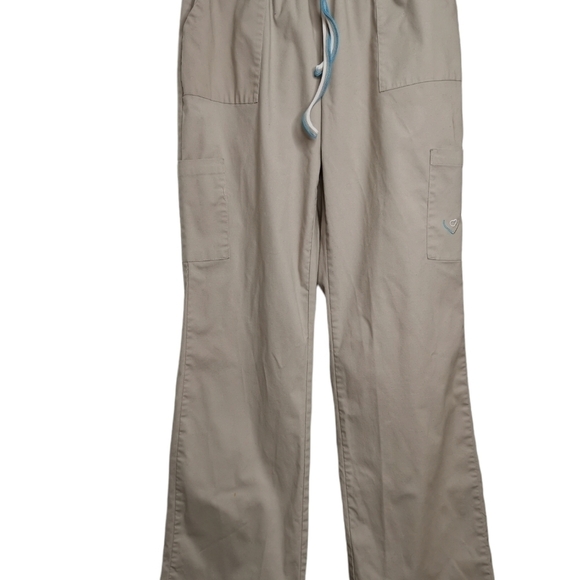 Smart Scrubs pants. drawstring. Cream/beige, great condition. - Picture 1 of 6
